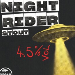 Night Rider Stout Brewed in Warwick by Slaughterhouse Brewery