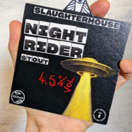 Night Rider Stout from Slaughterhouse Brewery Warwick